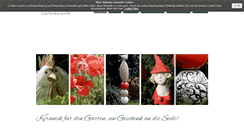 Desktop Screenshot of landhausidyll-gartenkeramik.de
